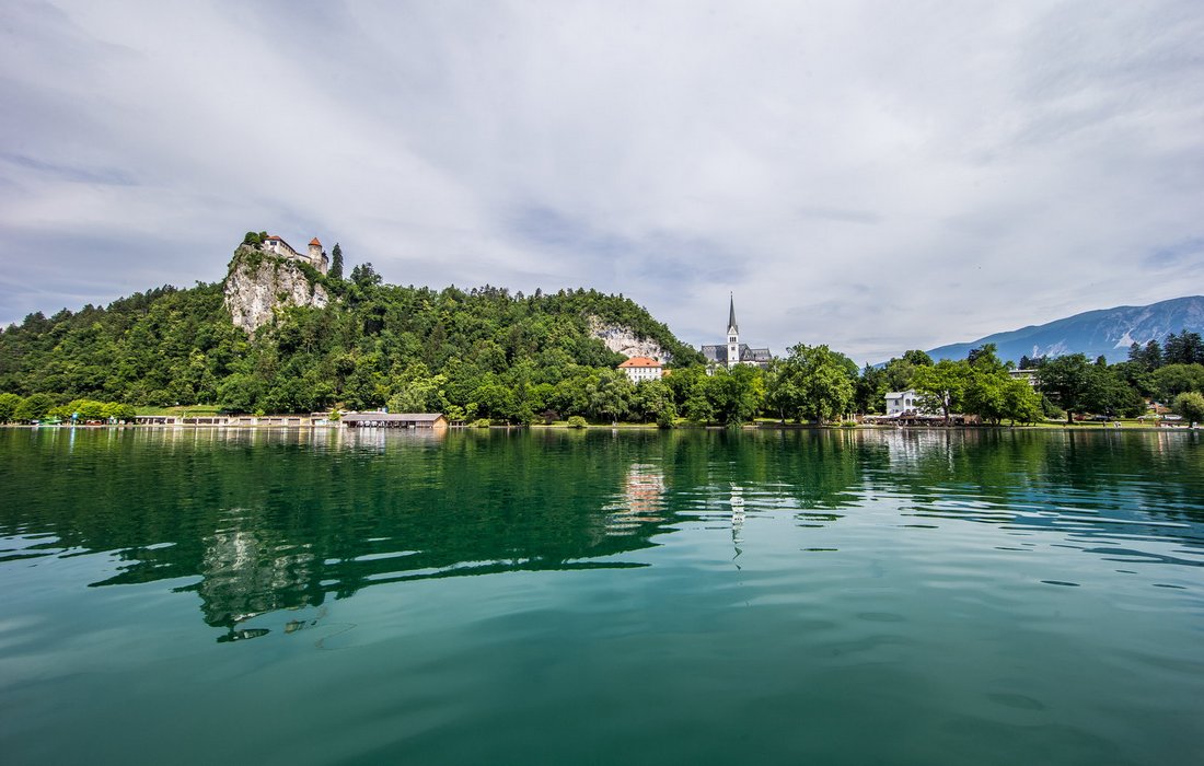 The Villa Prešeren with the panormaic view to the Lake Bled